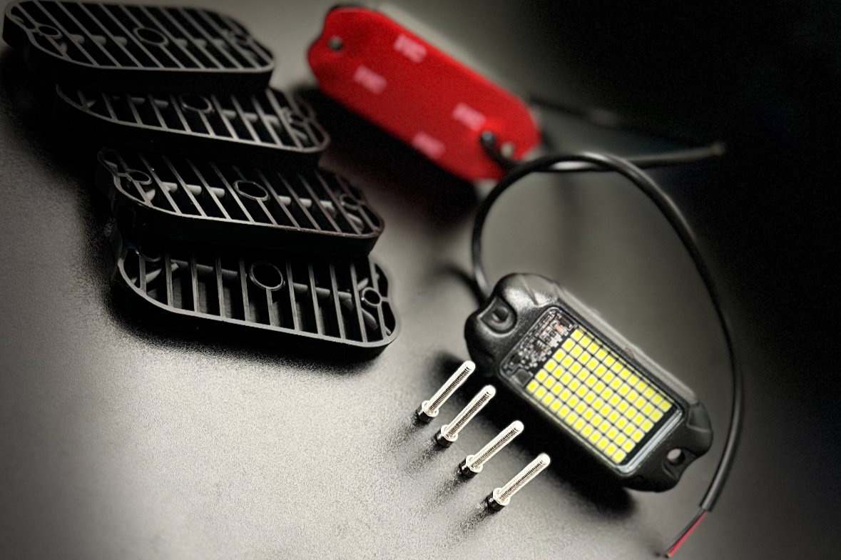 72 Chip LED pure white rock lights