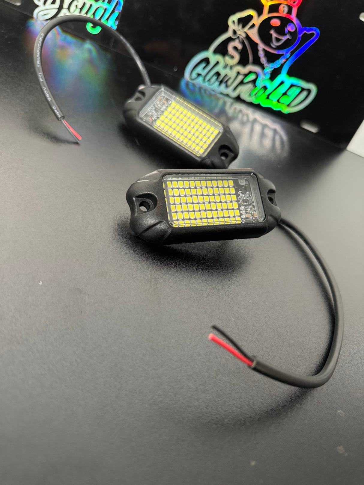 72 Chip LED pure white rock lights