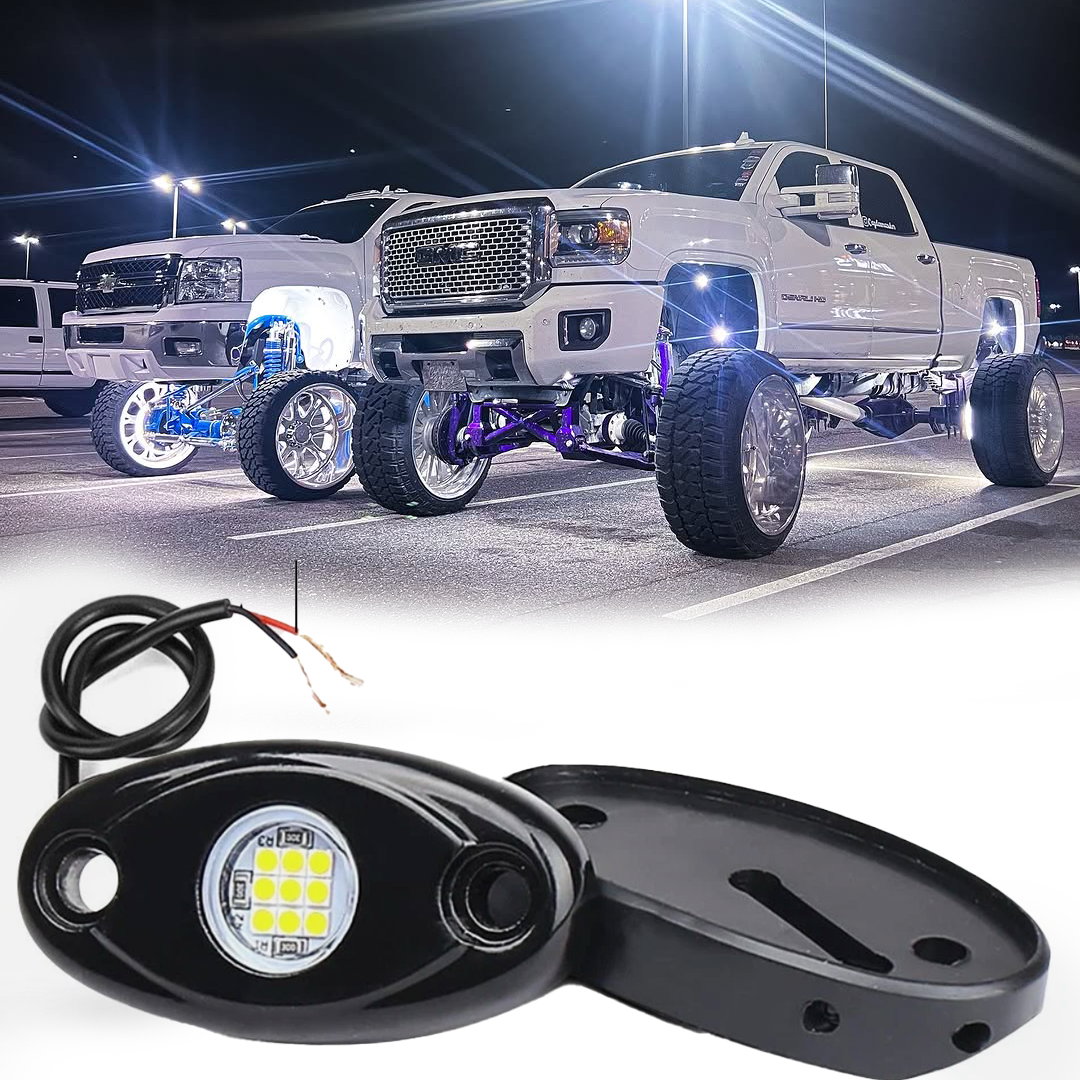 High Intensity Pure White Rock Lights