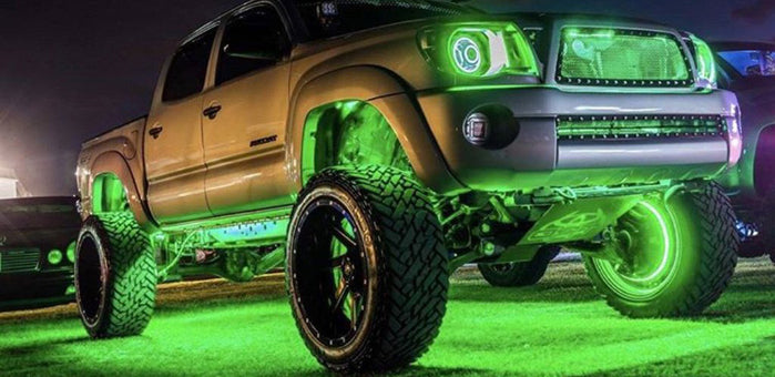 Quad Row RGBW Wheel Lights