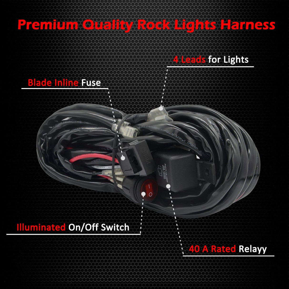 Optional Wiring Harness for LED strips/pods - Trucks led lighting lifted trucks ford chevy dodge led glow lighting