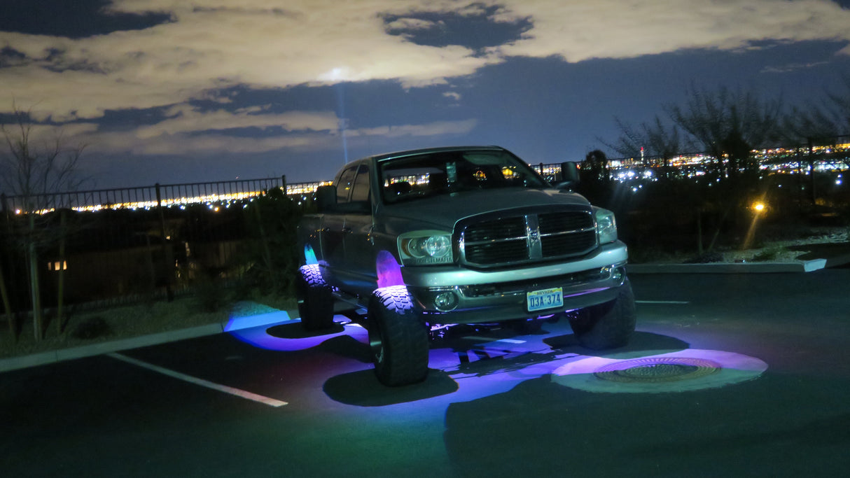 ColorFuZion™ Rock Lights - Trucks led lighting lifted trucks ford chevy dodge led glow lighting