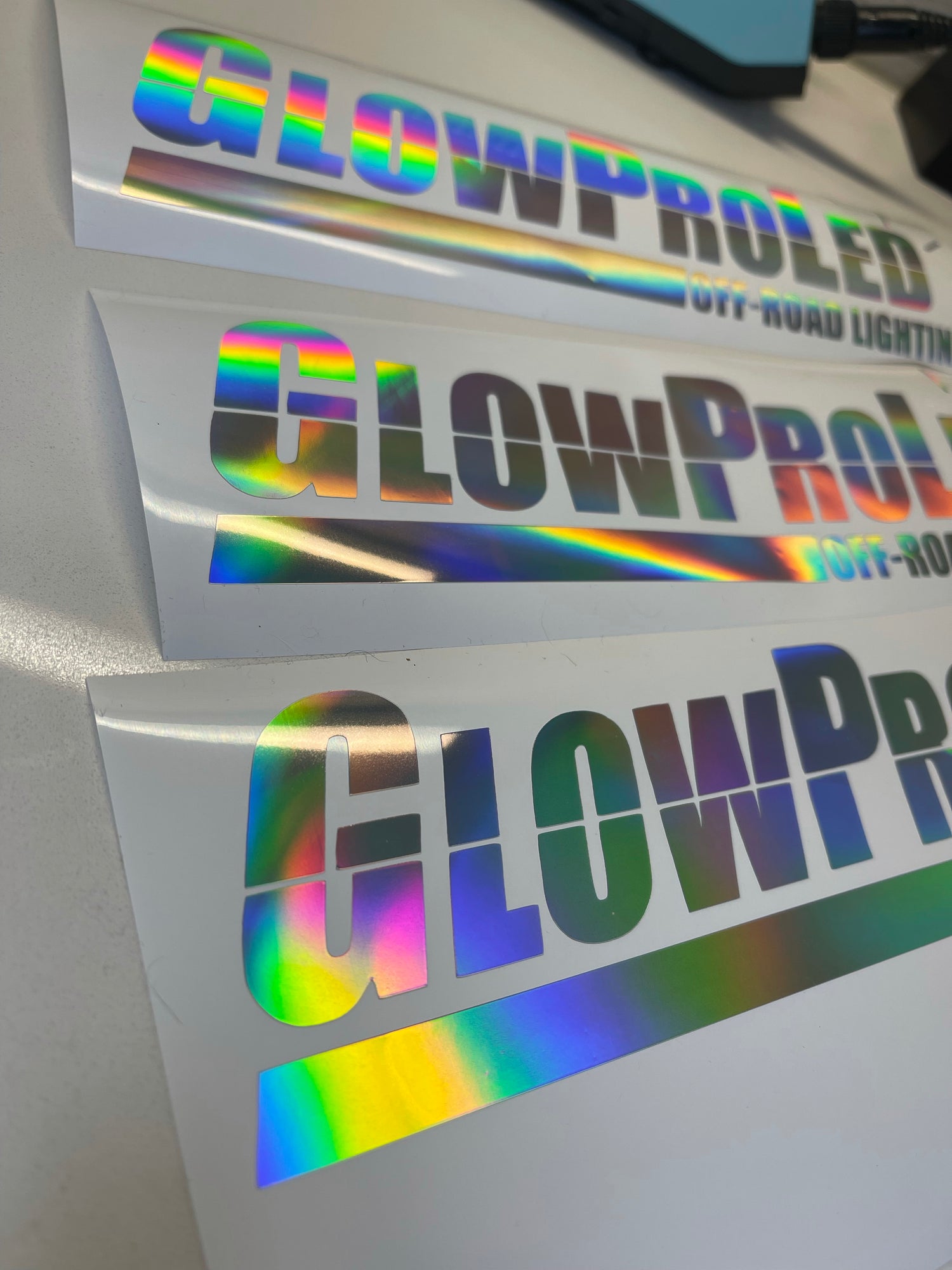 *LIMITED EDITION* rainbow chrome/ regular chrome decal