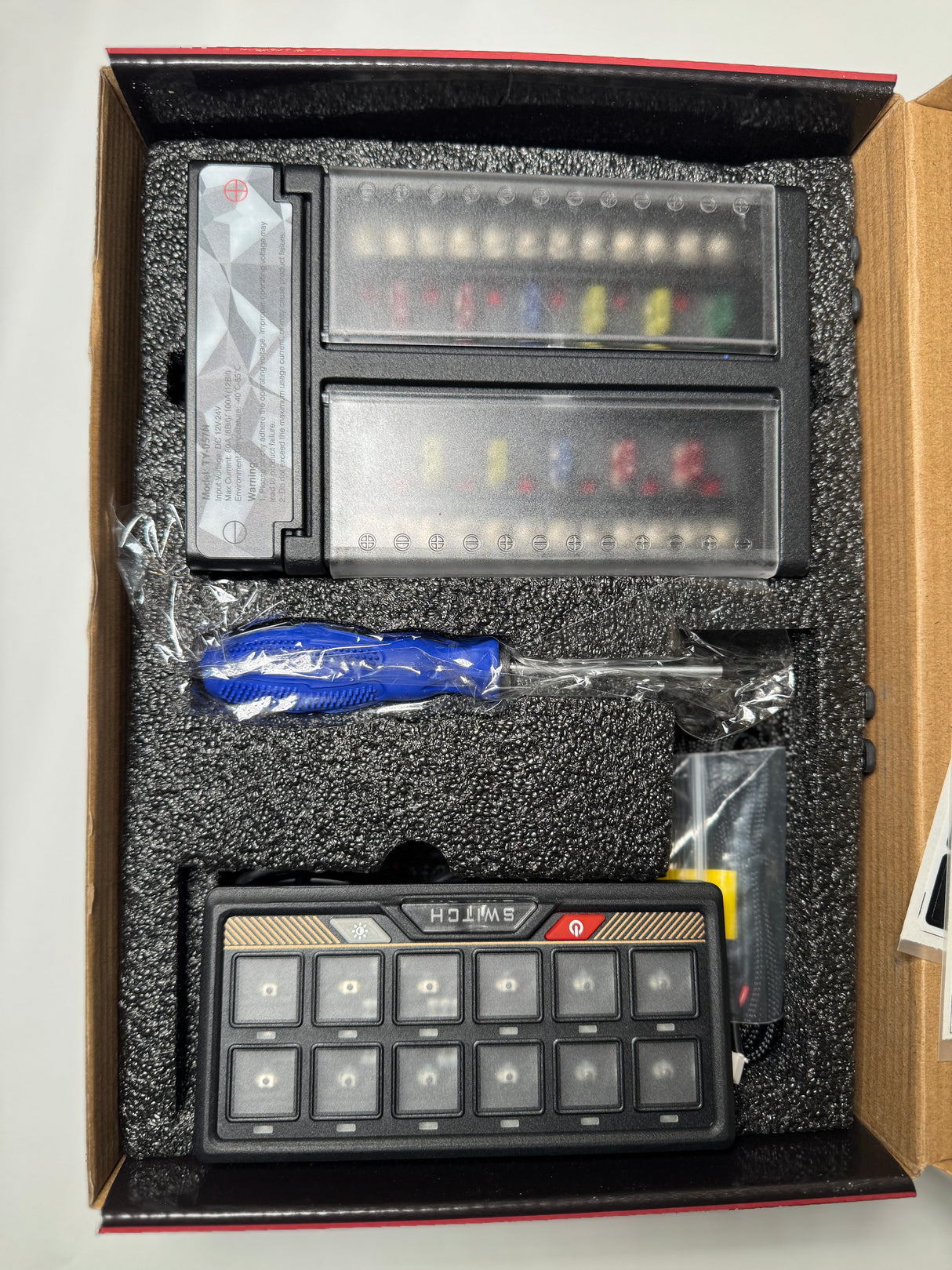 12-Button Switch Panel for LED Rock Lights & 12V Accessories