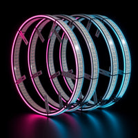 10 Row Pure White Wheel Lights