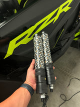 2-Pack 1ft Fat LED Whips for UTV, SXS, ATV - RGB Color-Changing