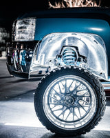5 Row Pure White Wheel Lights