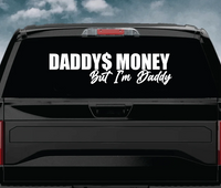 Daddys Money Back Glass Decal - GlowProLED