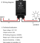 Wireless Remote Control For Single Color Kits