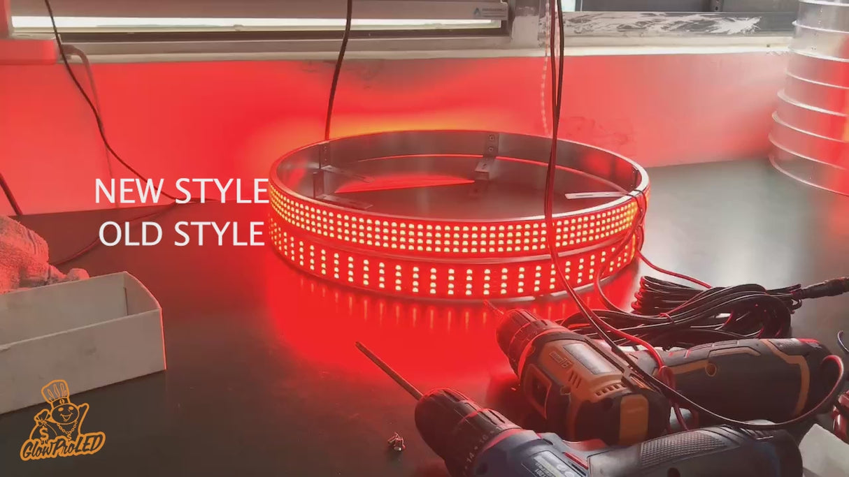 Quad Row RGBW Wheel Lights