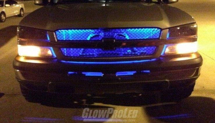 HyperStrip LED Grille Kit (choose color) - Trucks led lighting lifted trucks ford chevy dodge led glow lighting 