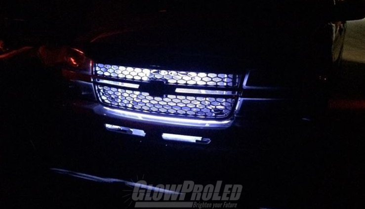HyperStrip LED Grille Kit (choose color) - Trucks led lighting lifted trucks ford chevy dodge led glow lighting 