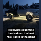 High Intensity Pure White Rock Lights