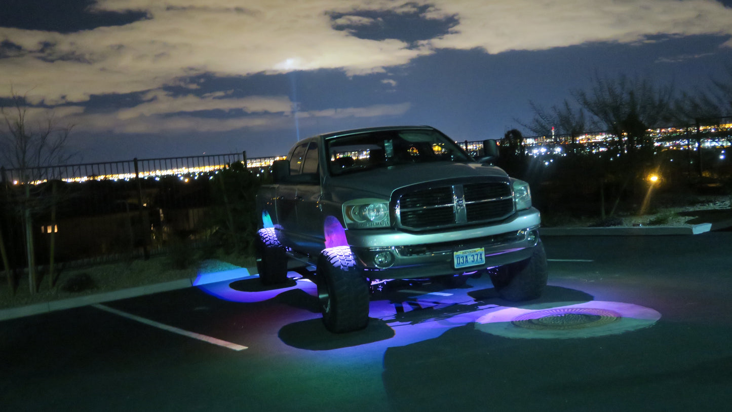 ColorFuZion™ Rock Lights - Trucks led lighting lifted trucks ford chevy dodge led glow lighting 